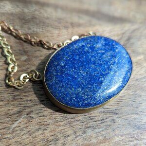 Banana Republic Mykonos Lapis Lazuli Pendant Necklace